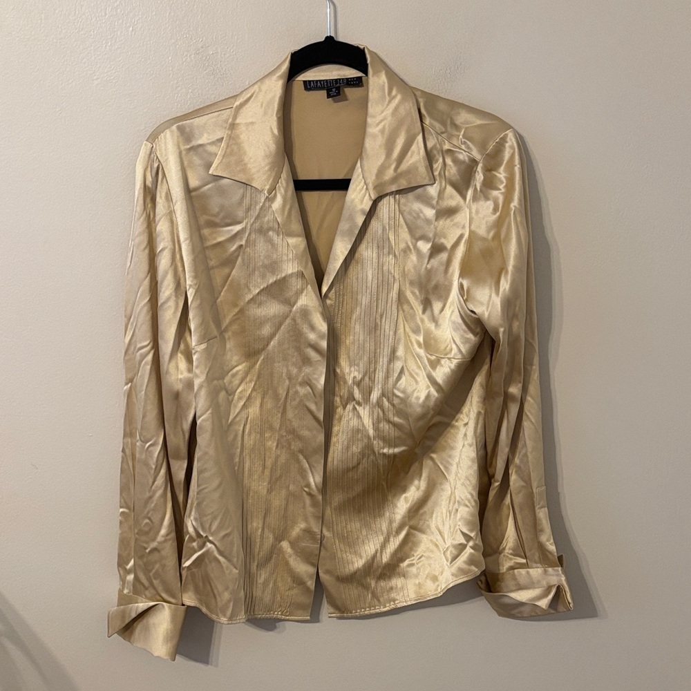 Lafayette 148 100% Silk Blouse